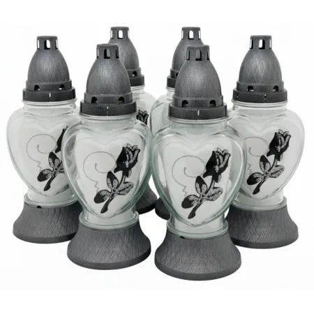 ZNICZ RÓŻA - 254 ( 1 opakowanie 6 szt. )